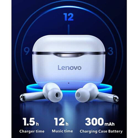 Lenovo LivePods LP1 TWS Wireless Bluetooth 5.0 Sport Earbuds / Charging Case / Smart Touch / Sweatproof