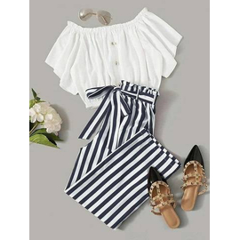 Baby Dress (White Tops Black Pant)- '4' to '6' Year's