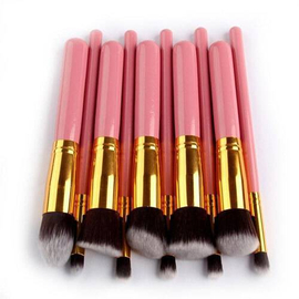 10pcs Kabuki Makeup Brushes, 2 image