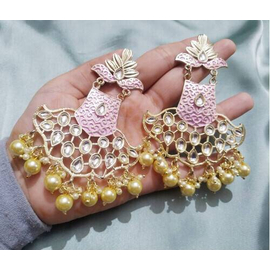 Pink Jhapta Ear Ring