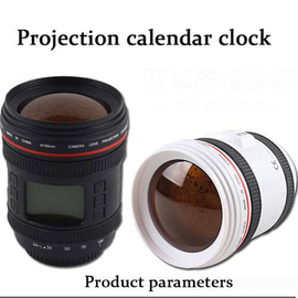 Camera Lens Projection Clock