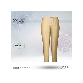 Fabrilife Womens Premium Trouser-Biscuit