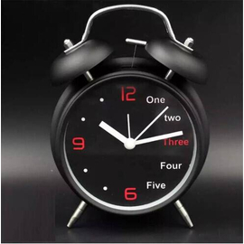 English Digital Double Bell Alarm Clock Good Quyality, 2 image