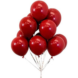 20 Pcs Glossy Monty Balloon - Red Color