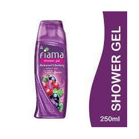 Fiama Shower Gel Blackcurrant & Bearberry Body Wash with Skin Conditioners for Radiant Glow 250 ml