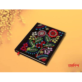 Black Color 2 Full Handmade Nakshi Notebook- 8x6