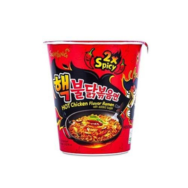 Samyang Hot Chicken Ramen 2X Spicy Cup 70Gm