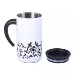 Flask Vacuum with Mug Set - Black and White, 2 image