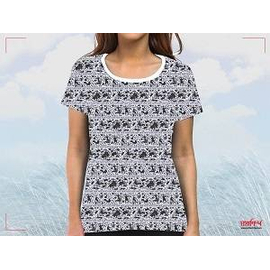 Ash-Satgaon Screen Printed Half Sleeve Cotton T-Shirt For Men's