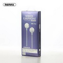 Remax Rm-711 Wire Controlled Earplug Type Earphone
