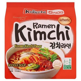 Samyang Ramen Kimchi Flavor Noodles - 5 In 1 Pack
