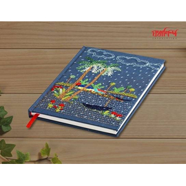 Blue Color Badladine Handmade Nakshi Notebook- 8x6