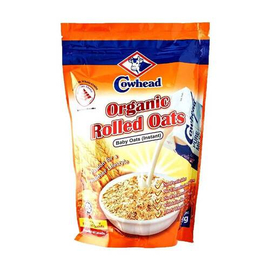 Cowhead Organic Rolled Oats Regular(Quick Cooking) 500gm