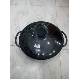 IND40 Die Cast Cooking Pot W/Silicon Lid and Knob 40cm