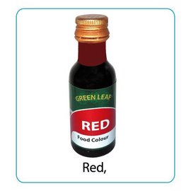 Green Leaf Red Food Colour 28ml