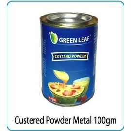 Green Leaf Custard Powder- Metal 100gm