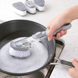 Automatically Adding Detergent Sponge Brush Wash