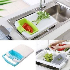 Multi-functional Chopping Board with Strainer