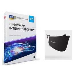 Bitdefender Internet Security 1PC 1 Year with free Mask