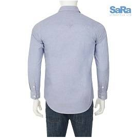 SaRa Men's Casual Shirt Sky blue