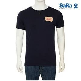 SaRa Men's T -Shirt Navy