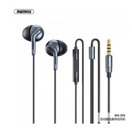 Remax RM-595 Double Moving-Coil Wired Earphone