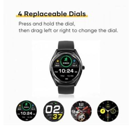 Wavefun Aidig Smart Watch Touch Screen Fitness Tracker Heart Rate Monitor Blood Pressure 460mAh Big Battery