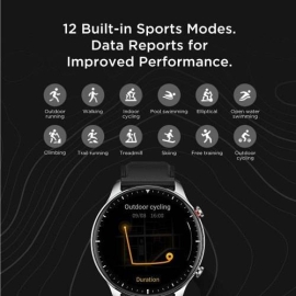 Amazfit Gtr 2 Amoled Curved Display Classic Stainless Steel Global Version, 2 image