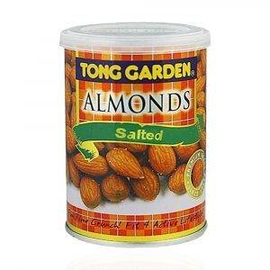 SALTED ALMONDS - CAN 140 Gm