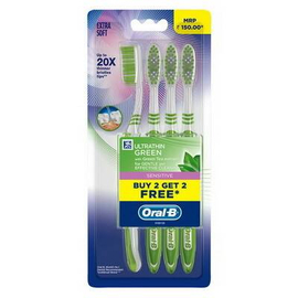 Oral-B Ultra Thin Sensitive Green 2+2