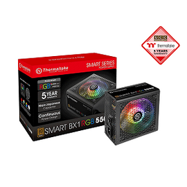 Thermaltake 550W Smart BX1 RGB 80+ Bronze RGB Power Supply