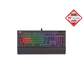 Thermaltake TT Premium X1 RGB Cherry MX Silver Keyboard Black