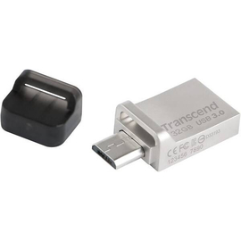 Transcend 32GB JetFlash 880 USB 3.0 Gen 1 OTG Pen Drive Silver, 3 image