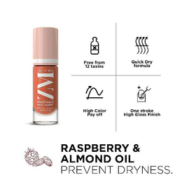 Zayn & Myza Breathable Nail Enamel- Apricot Mousse, 4 image