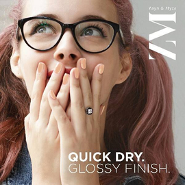 Zayn & Myza Breathable Nail Enamel- Almond Latte, 2 image