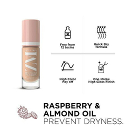 Zayn & Myza Breathable Nail Enamel- Almond Latte, 4 image