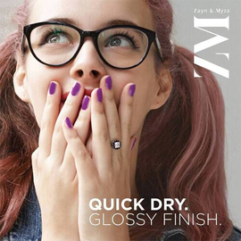 Zayn & Myza Breathable Nail Enamel- Berry Yogurt, 3 image
