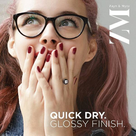 Zayn & Myza Breathable Nail Enamel- Red Velvet, 2 image