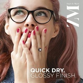 Zayn & Myza Breathable Nail Enamel- Strawberry Jelly, 4 image