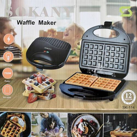 SOKANY 22x21x6cm Waffle Maker Pancake Maker