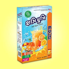 Hashi Khushi Soft Drink Powder- Orange 250gm