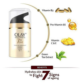 Olay BB Cream: Total Effects 7 in 1 Anti Ageing Touch of Foundation Moisturiser 50g, 6 image