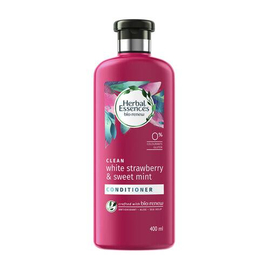 Herbal Essences White Strawberry & Sweet Mint CONDITIONER- For Cleansing and Volume - No Paraben No Colorants 400 ML