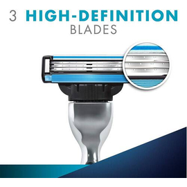 Gillette Mach3 Shaving 3-Bladed Cartridges Pack of 8, 5 image