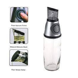 Press and Measure Oil and Vinegar Dispenser Bottle - 500 ml, 3 image