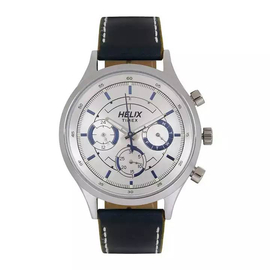 Helix Analog Leather Blue Men's Watch-TW003HG23, 2 image