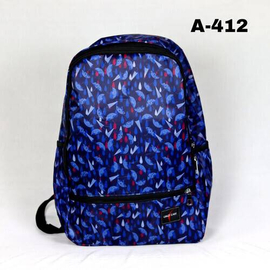 Stylish Blue Print Backpack