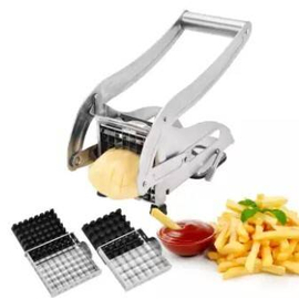 Stainless Steel Potato Chips Cutter Home French Fries Strip Cutter Machine, 4 image