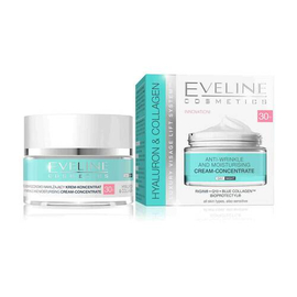 Eveline Hyaluron & Collagen 30+ Anti-Wrinkle Day & Night Cream - 50ml
