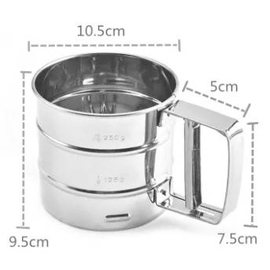 Stainless Steel Flour Sifter Corrosion Resistant-1Pcs, 7 image